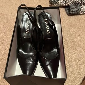 Authentic Prada heels. Size European 38 1/2. Size 8.5 US